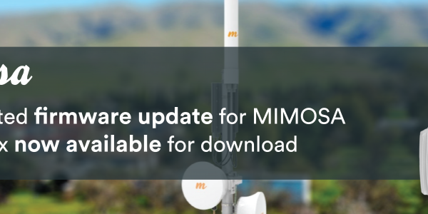 Top 10 features from the latest  MIMOSA A6 and C6x firmware update!